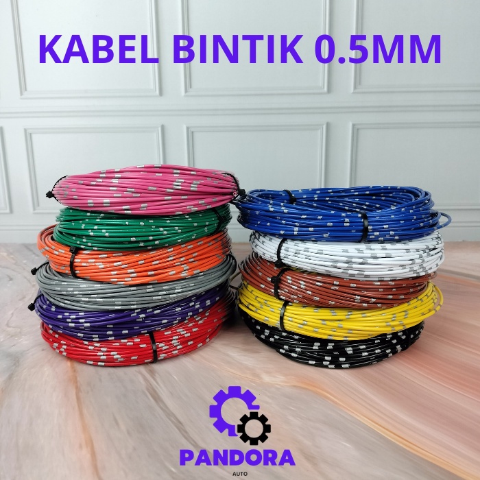 KABEL BINTIK / KABEL BODY / KABEL OTOMOTIF MOBIL MOTOR 0.5MM x 100M