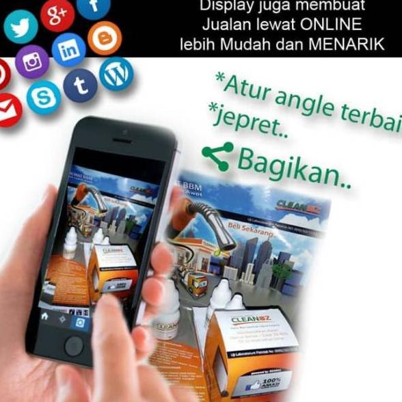 ジ SKR Clean OZ Cleanoz Penghemat Pengirit BBM Bahan Bakar  Mobil Motor Original Cleanoz Terbaru