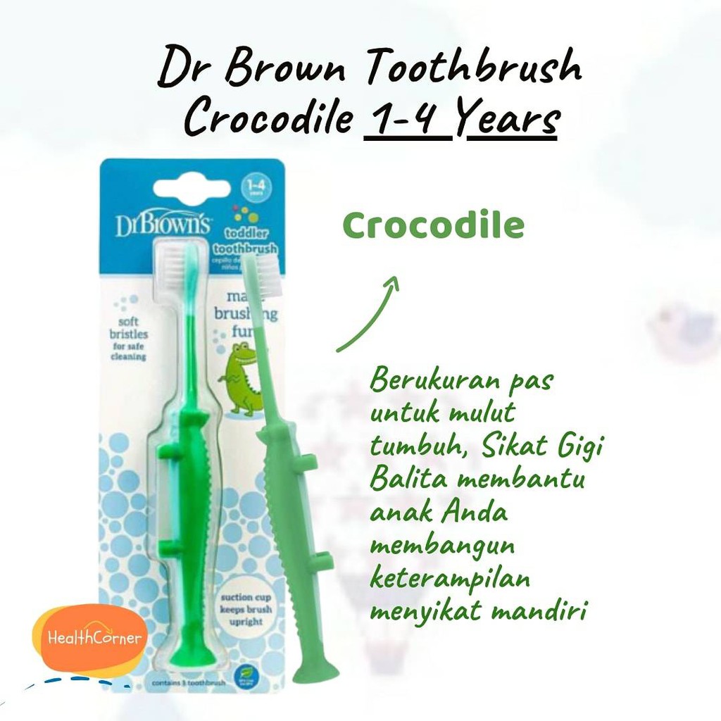 Dr Brown Toothbrush 1-4 Years