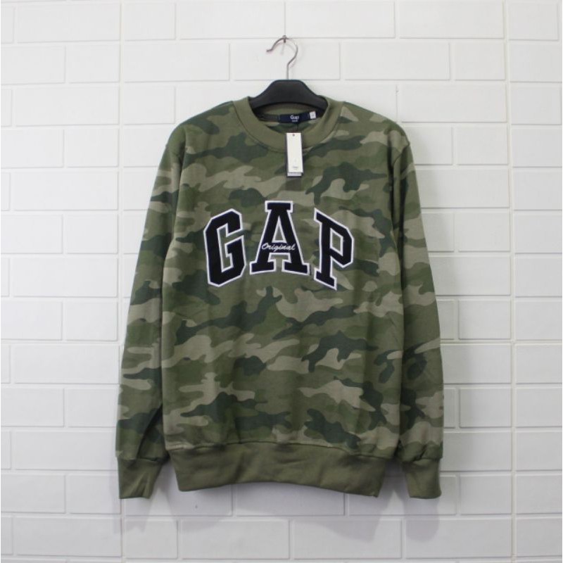 Sweetshirt GAP Camo - Crewneck Gap