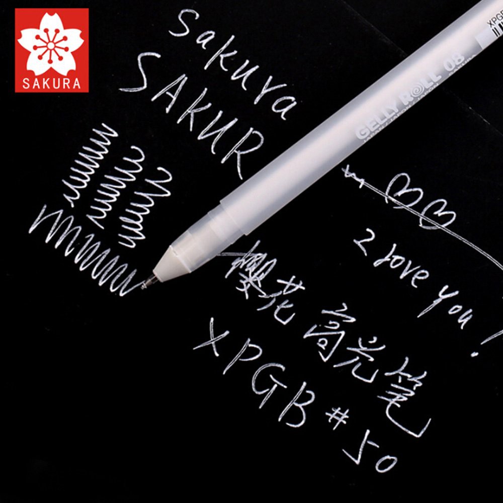 

Terlaris Original Sakura Gelly Roll Pen White Limited