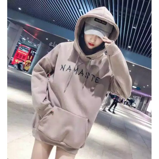 Namaste Sweater Hoodie Wanita//Namaste Tren Masakini-4