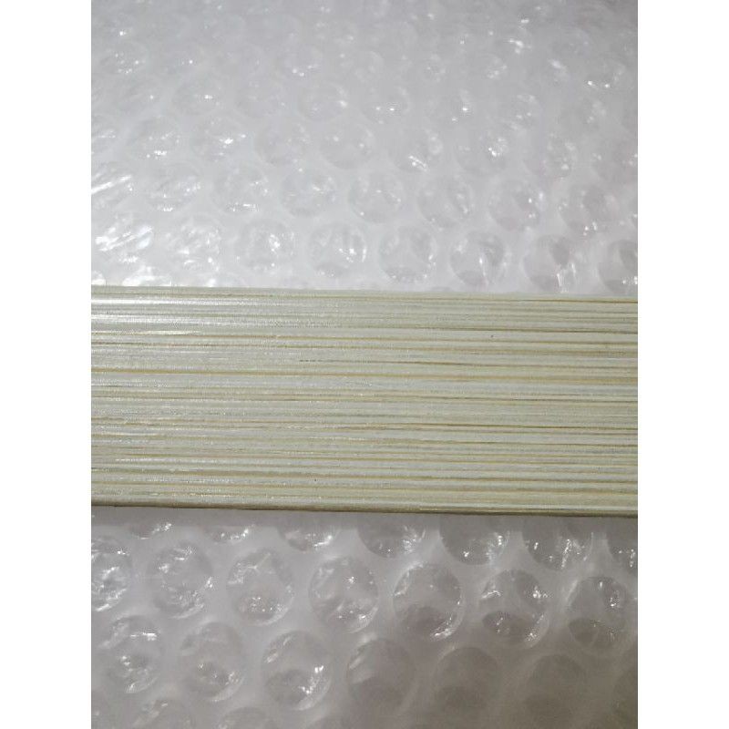 STANDING MIRROR CERMIN STANDING UK 127 X 35.5 CM CERMIN BERDIRI FULL BODY KACA STANDING BS DIGANTUNG-Putih Krem