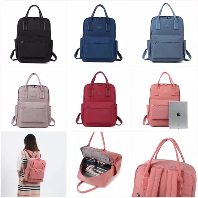 Gudika Bag 5082 - Tas Ransel Besar Backpack Laptop Sekolah Anti Air Korean Style Kekinian Terlaris - Tas Wanita Import Terbaru