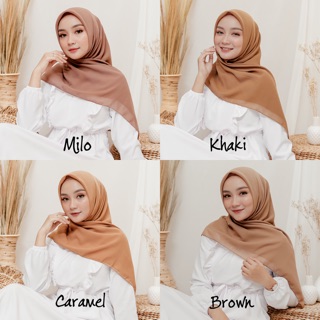 Krudung Bella  Square  New warna  part 1 hijab segiempat 