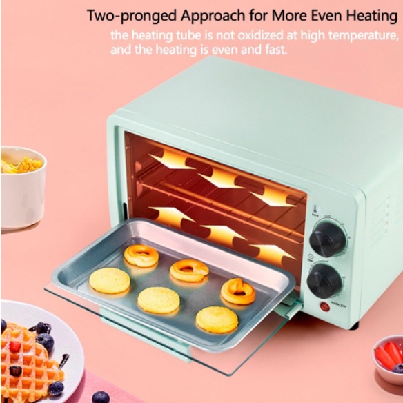 Oven Listrik Mini Electric Oven Microwave Penghangat Makanan Serbaguna 12 dan 22 Liter WHFUNITURE