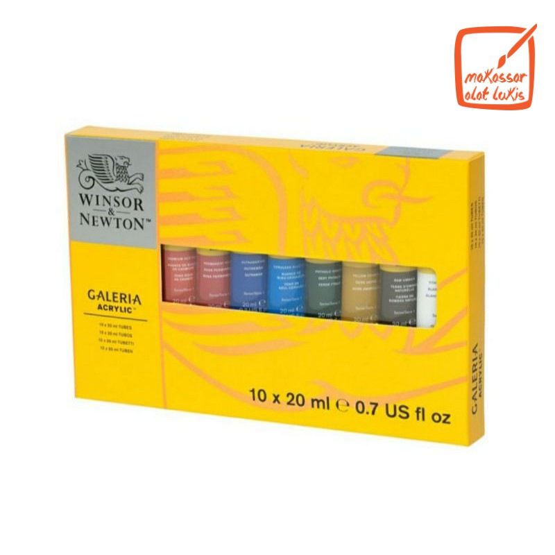 

Cat Akrilik Galeria Acrylic Colour Tube Set 10 x 20 ml Winsor & Newton