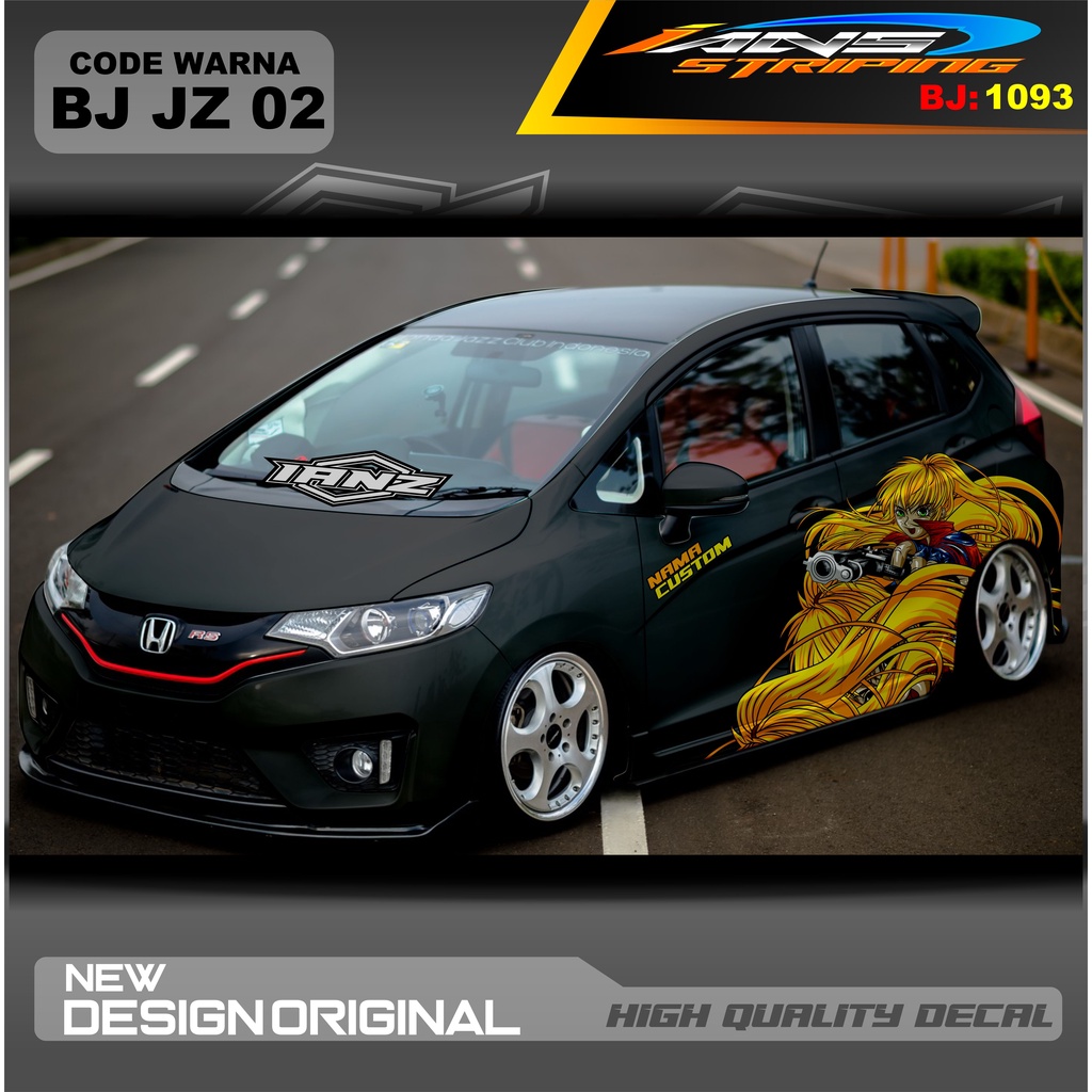 DECAL STIKER MOBIL JAZZ / STIKER MOBIL BRIO / DECAL STIKER MOBIL SWIFT / STIKER MOBIL TOYOTA / DECAL STICKER MOBIL / STIKER YARIS AYLA