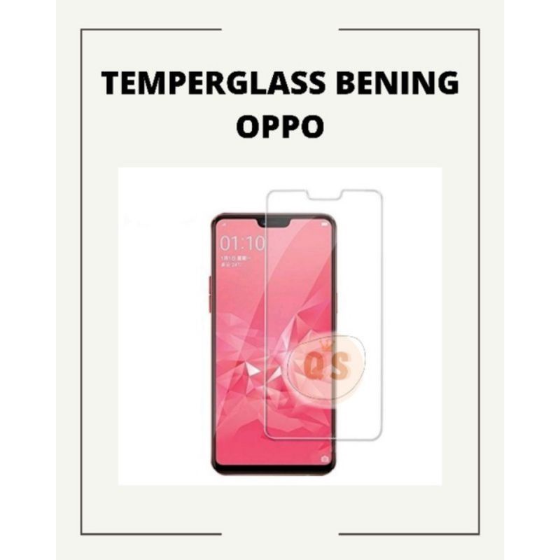 Tempered  glass/Anti gores kaca  bening type hp Oppo F1/F1F/A35/F3/F5 youth/F5/A79/F7/F11/F11 pro