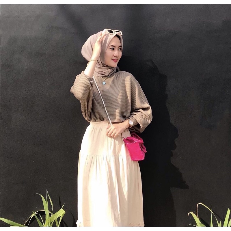 Pusat Style Jepara ~ BATWING SWEATER ATASAN WANITA RAJUT