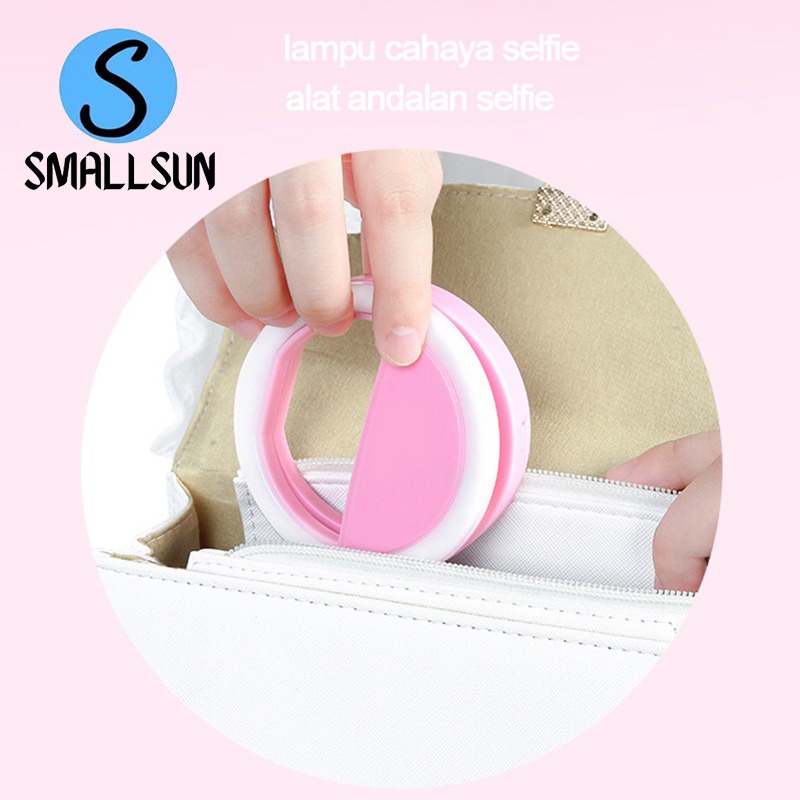 Clip On Selfie Ring Light / lampu selfie ring/ ring light selfie