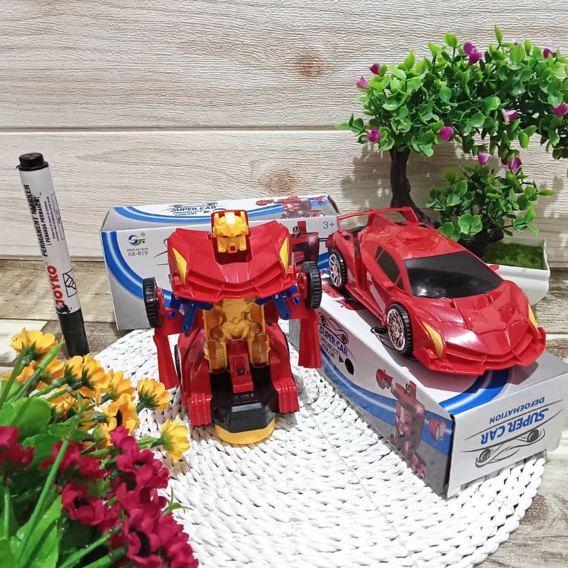 mainan mobil robot,transformer.truk robot ORGINAL SNI