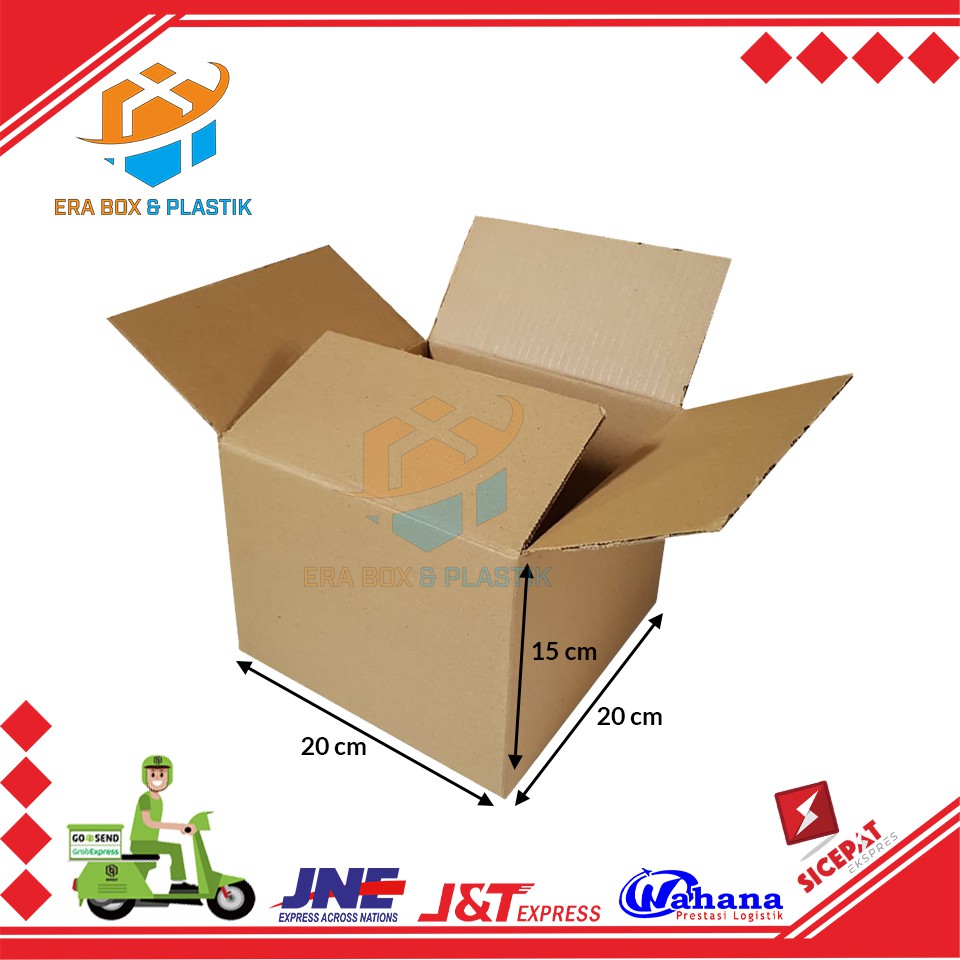 Kardus 20x20x15 cm | Box | Karton Packaging | Dus Murah Serbaguna