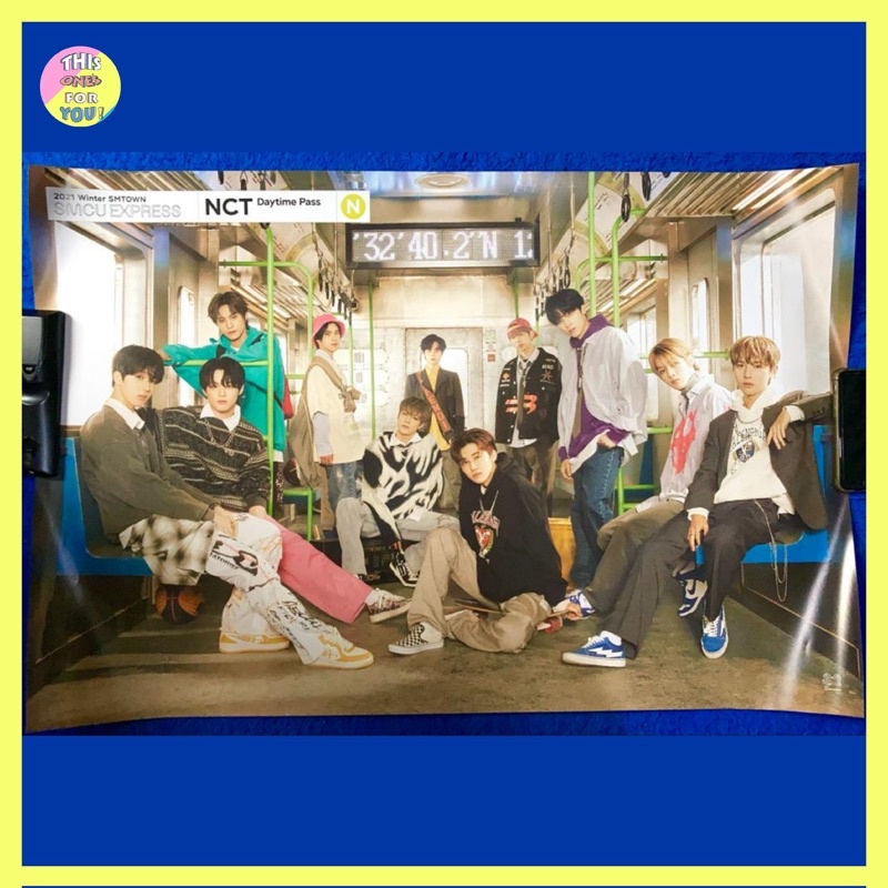 [READY] NCT SMTOWN SMCU EXPRESS WINTER 2021 ALBUM - DAYTIME DAY TIME VER. VERSION ROLLED POSTER ONLY