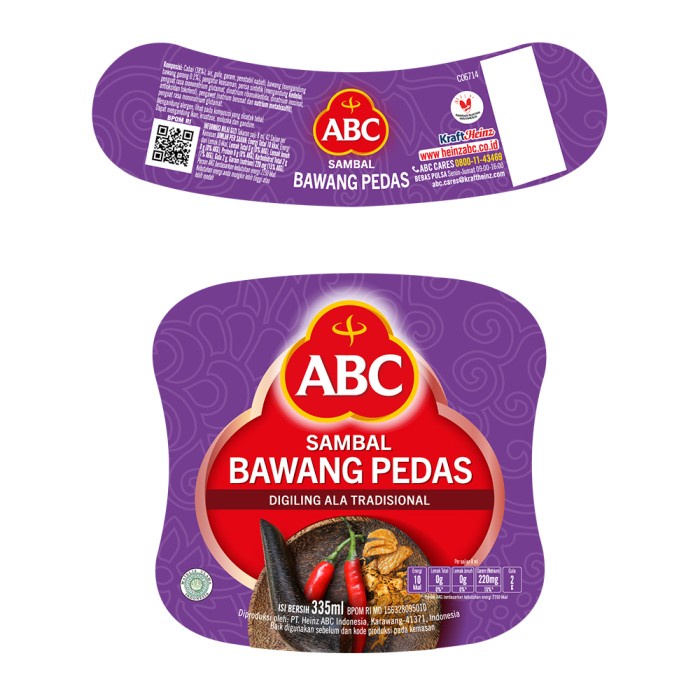 

sambal-aneka- abc sambal bawang pedas 335 ml -aneka-sambal.