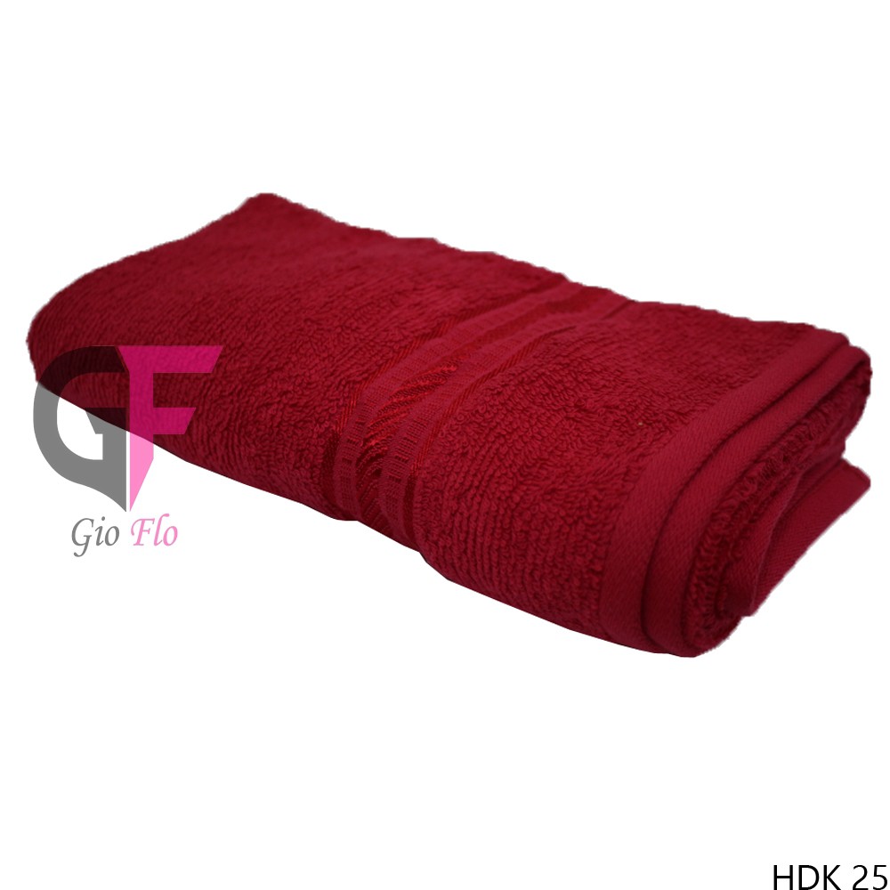 GIOFLO Handuk Full Cotton 50cm x 100cm Maroon / HDK 25