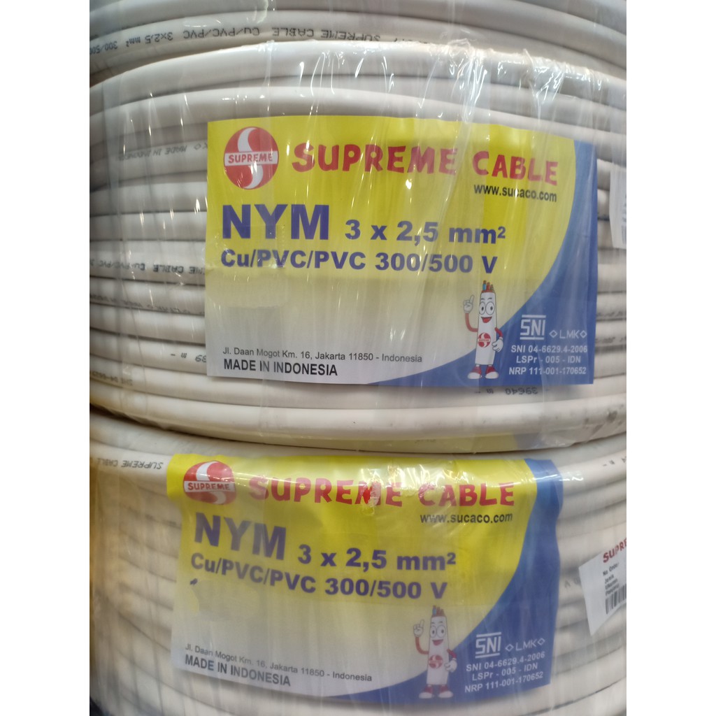 KABEL SUPREME NYM 3X2.5 100METER
