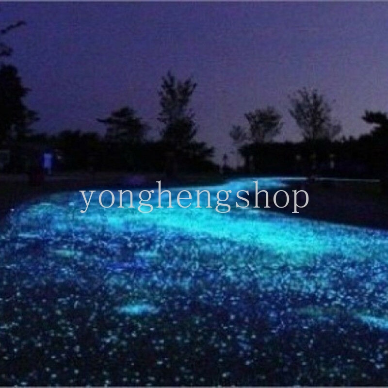Ornamen Batu Kerikil Luminous Glow In The Dark Untuk Dekorasi Taman