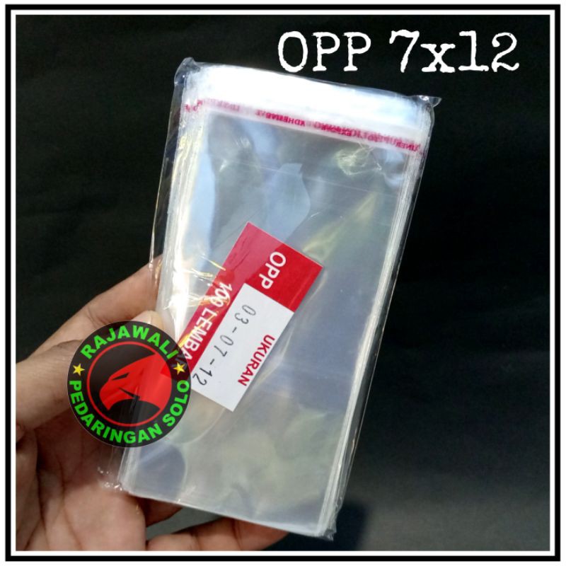 PLASTIK OPP 7x12 7x15 PLASTIK PEREKAT PLASTIK SOUVENIR PLASTIK PISCOK