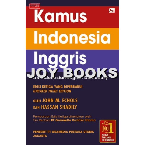 KAMUS LENGKAP ORIGINAL BAHASA INDONESIA INGGRIS GRAMEDIA PUSTAKA UTAMA