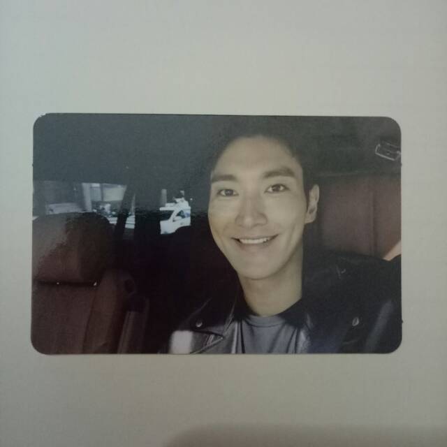 Siwon Photocard from Super Junior 'Play' Album : One More Chance