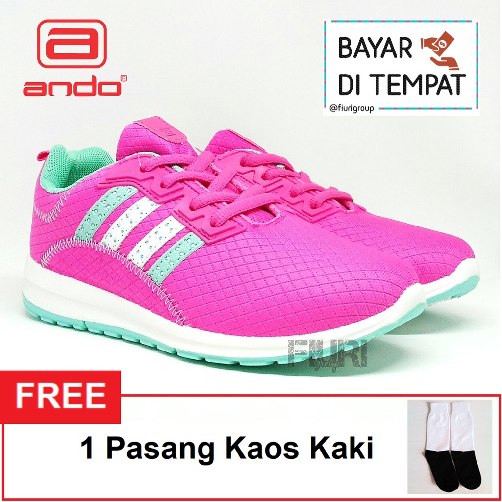 FIURI - ANDO ORIGINAL - PLANO 36-41 PINK TOSCA - SEPATU SNEAKERS SPORT KANVAS SOL KARET ANAK PEREMPUAN - SEPATU KETS FASHION TRENDY WANITA DEWASA - SEPATU OLAHRAGA LARI FITNES SENAM KERJA KULIAH BERTALI CEWEK MURAH PROMO DISKON BONUS KAOS KAKI