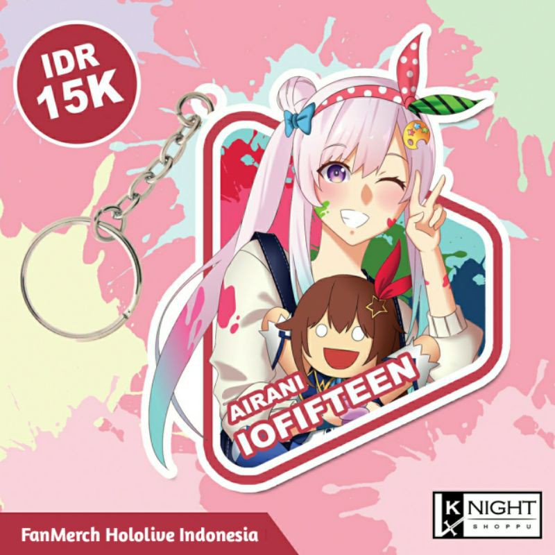 Keychain Hololive Indonesia Airani Iofifteen