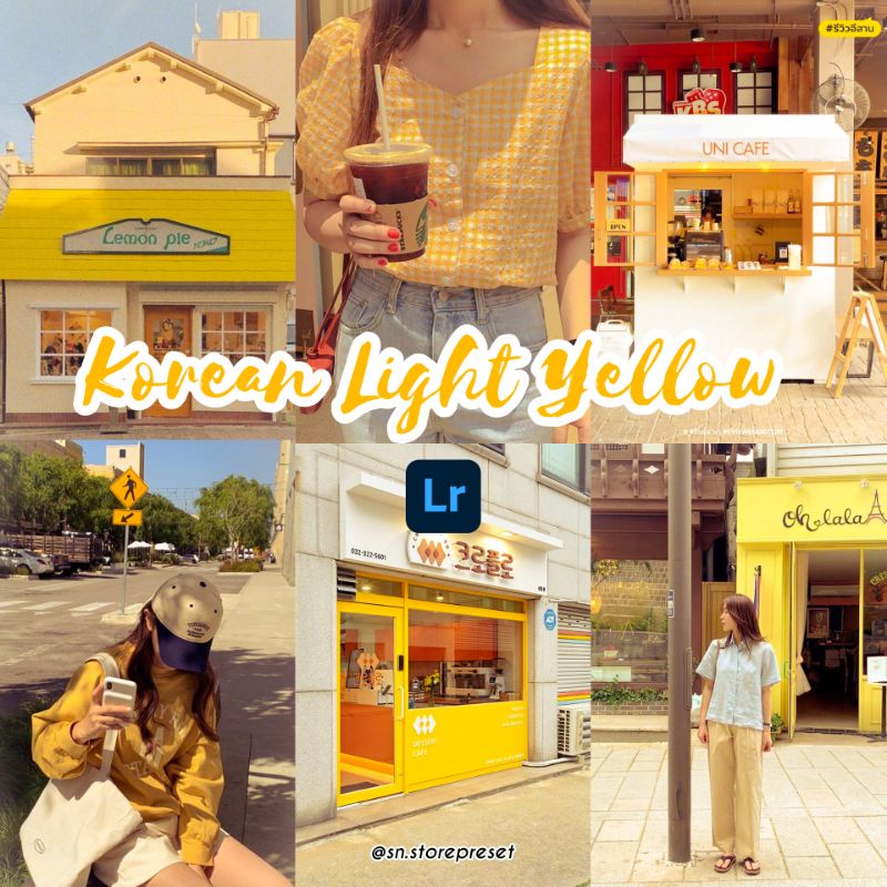 PRESET LIGHTROOM PREMIUM KOREAN LIGHT YELLOW 1 (IOS dan Android)