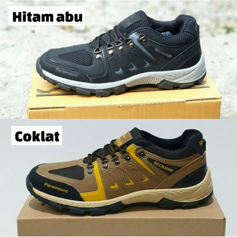 Sepatu Gunung Outdoor Hiking Pria Original Beckham Paramount Low