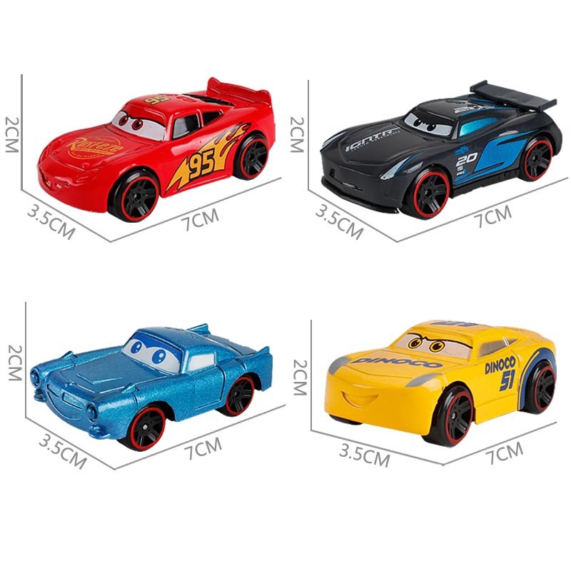 6pc Alloy Cars 2 Lightning McQueen Racer Car&amp;Mack Truck Kids Toy Collection Set Gifts