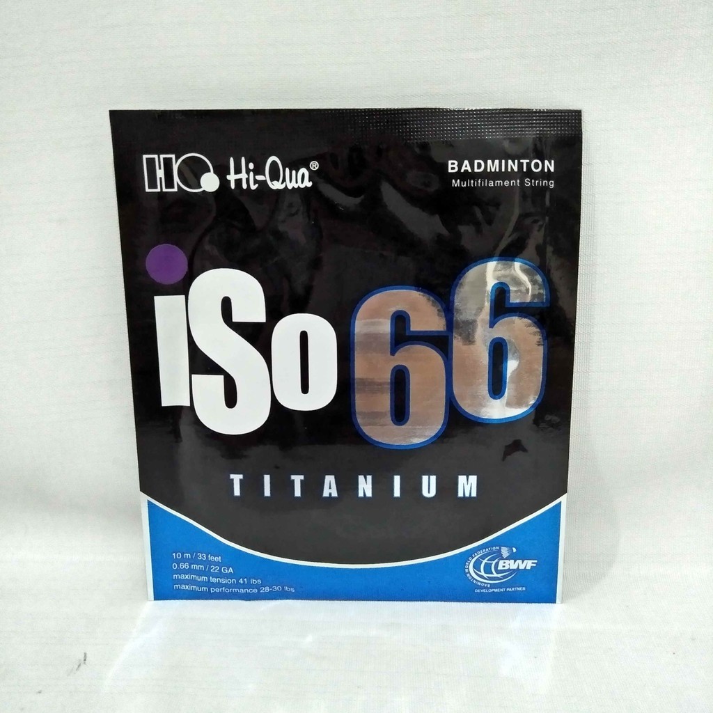 Hiqua ISO 66 TITANIUM Senar Badminton
