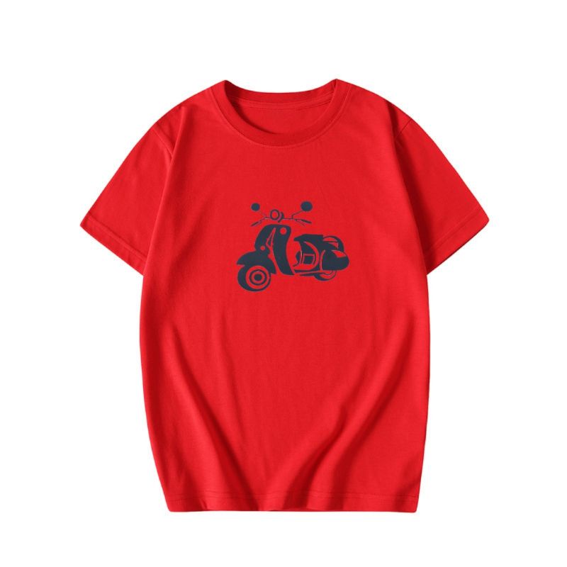 Kaos Anak VESPA Baju Polos Anak Lengan Pendek Tshirt Kids Unisex