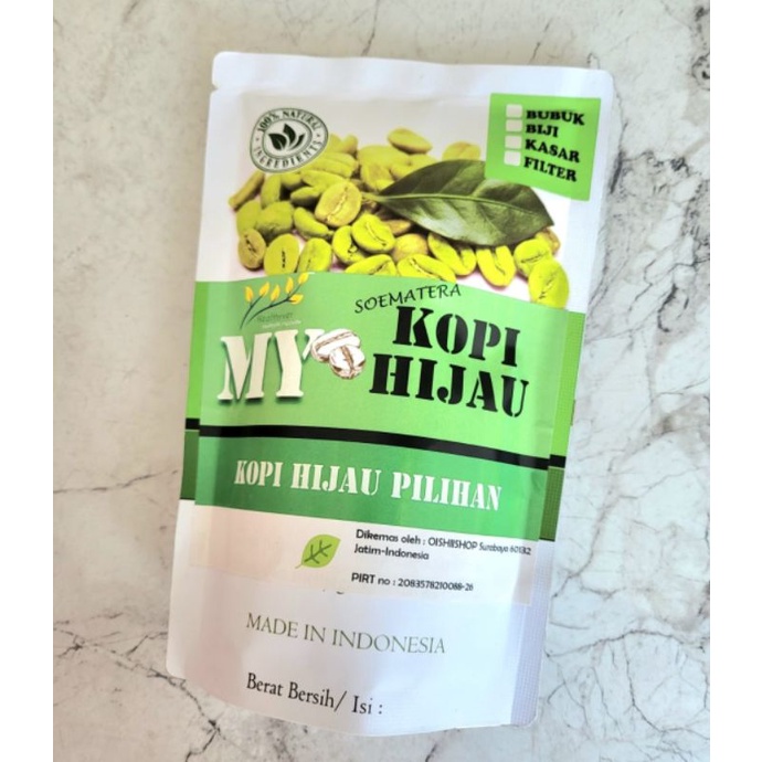 

Healthyver Green coffee / coffee bean biji kopi hijau/ kopi diet alami 200gr