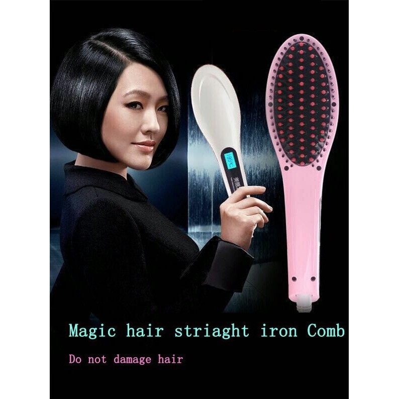 Alat Sisir Elektrik Meluruskan Rambut