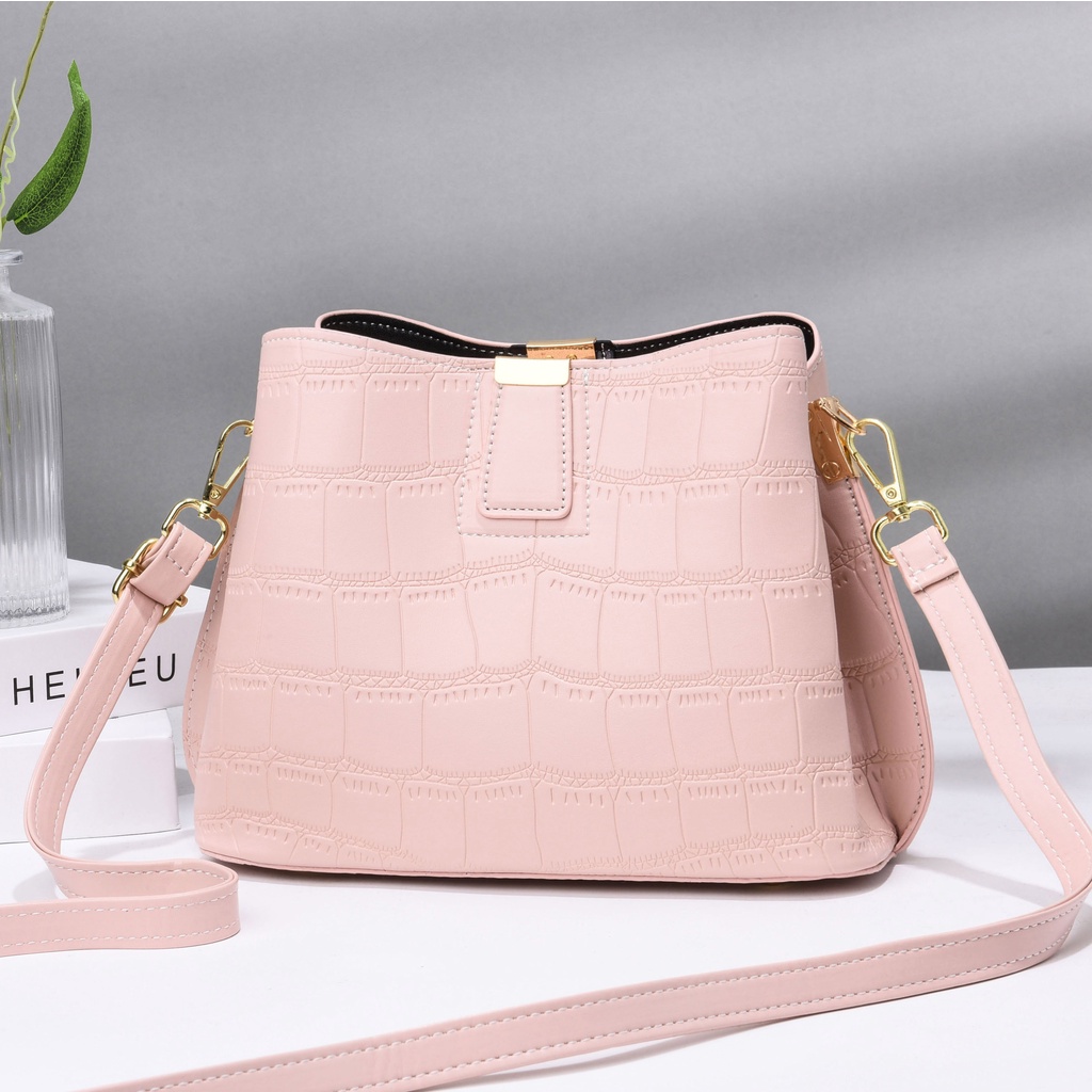 9156 TAS WANITA IMPORT SLEMPANG HANDBAG [1KG 3PC] PERFECT CORNER