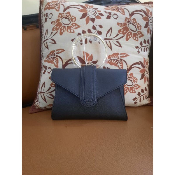 Tas Les Catino Clutch Hitam