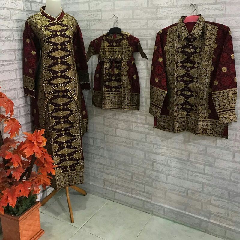 baju songket palembang/baju kondangan