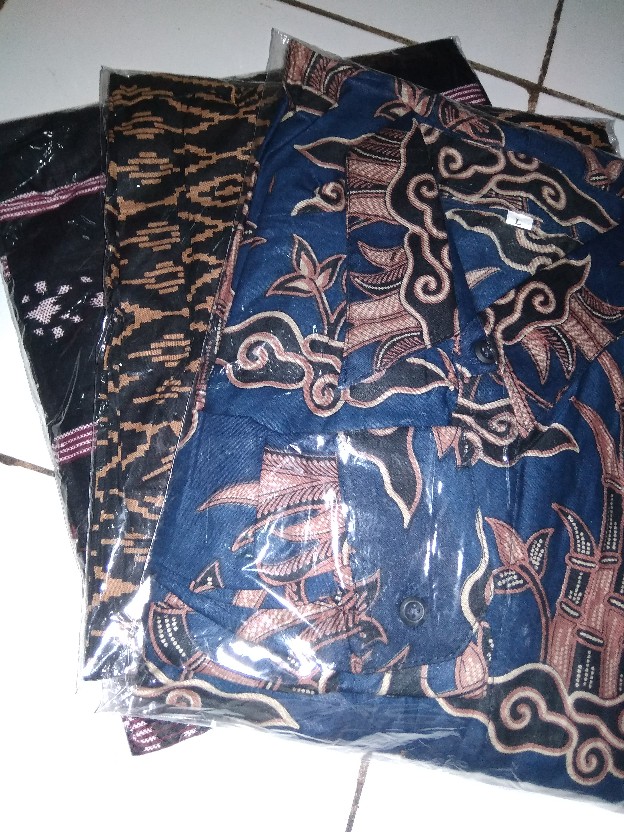 Premium Best Seller Modern Batik Pria Lengan Panjang Bagus Mahal Terbaru Murah Solo