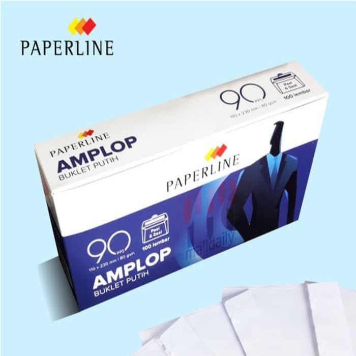 

AMPLOP PUTIH POLOS PAPERLINE NO 90