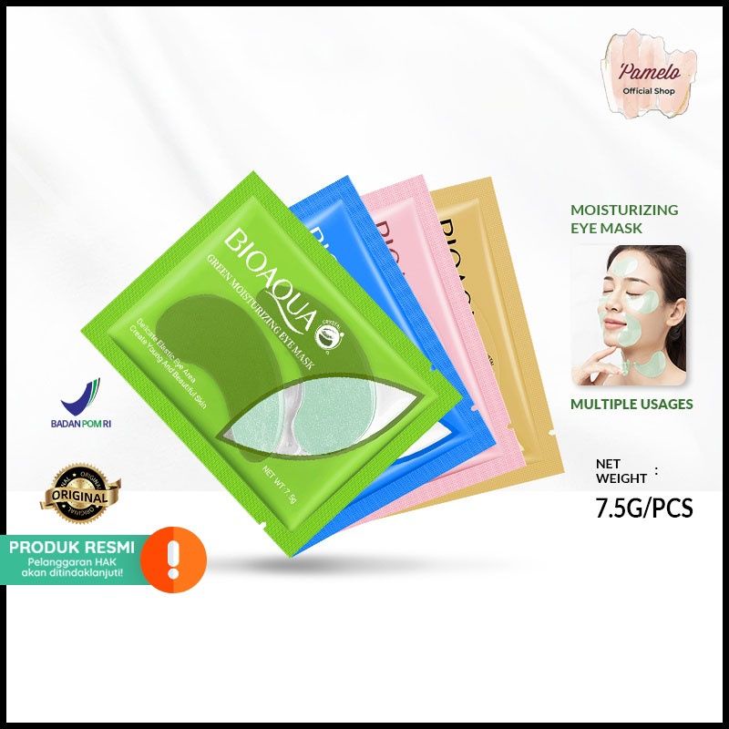 `ღ´ PHINKL `ღ´ Bioaqua eye mask masker mata jelly sachet per PCS anti mata panda