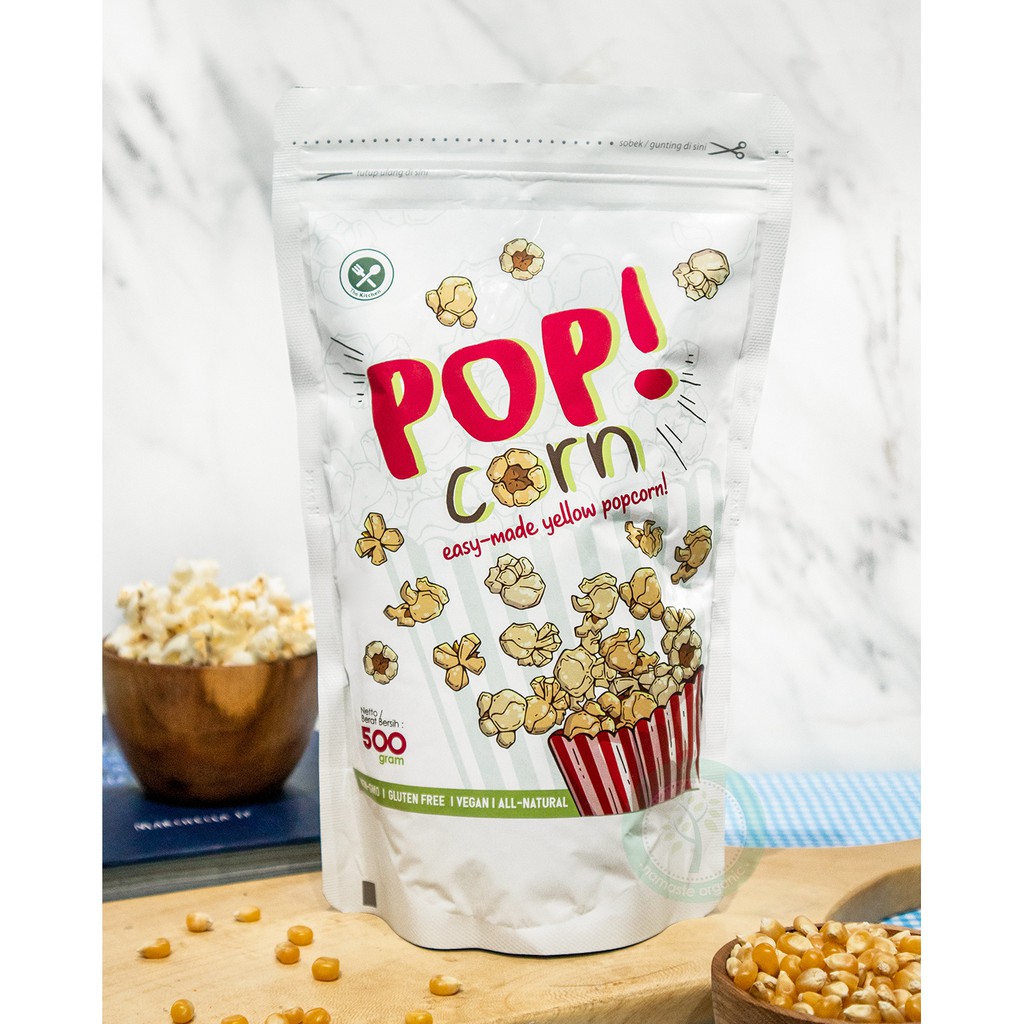 

POP CORN - EASY MADE NON GMO YELLOW POPCORN 500GR