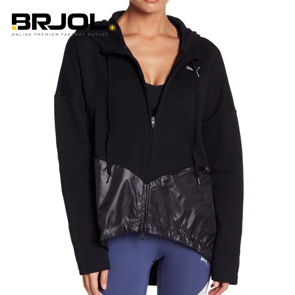 HOODIE WANITA ORIGINAL TRANSITION FZ Hoody Puma Black 59509101