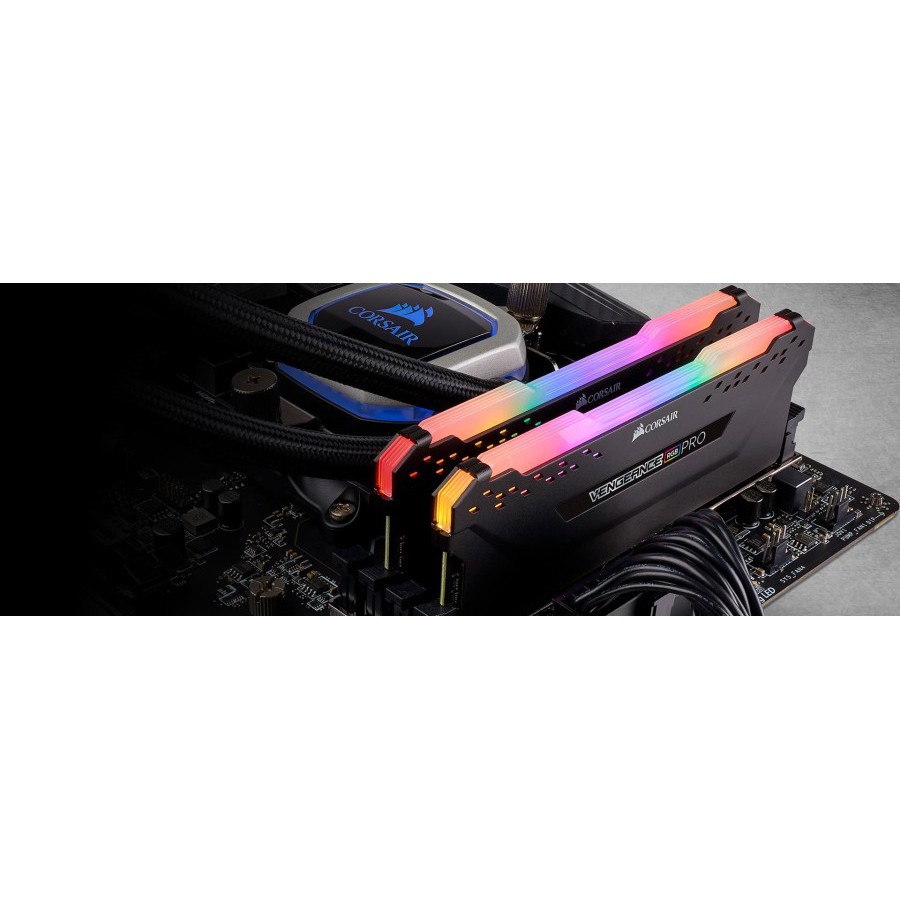 MANTULLL CORSAIR VENGEANCE RGB PRO DDR4 32GB (2X16G) 3600Mhz CMW32GX4M2D3600C18