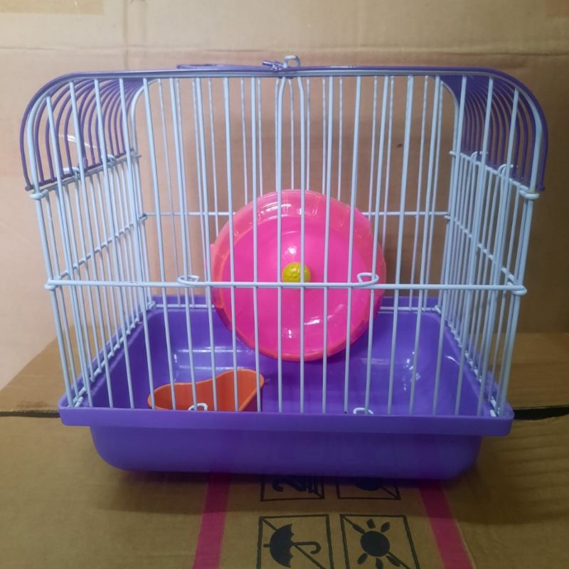 kandang hamster kecil 20x20-Ungu
