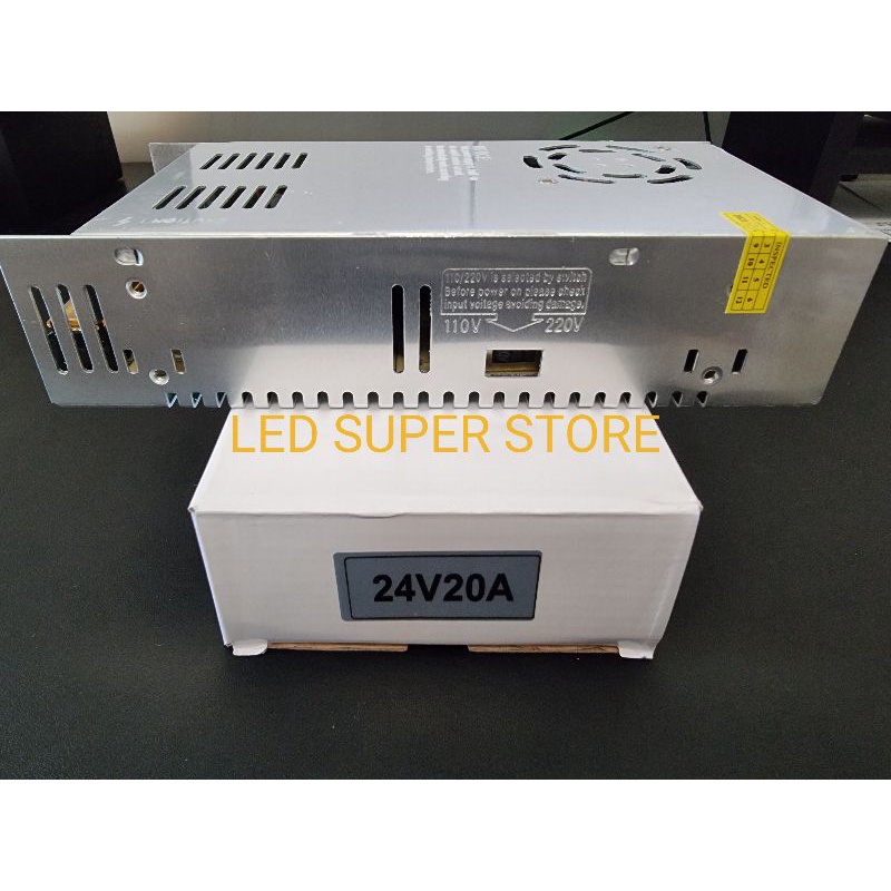 Power Supply Switching 24V 20A | PS 24 Volt 20 Ampere