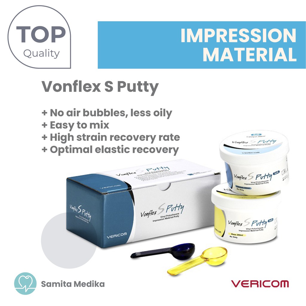 Impression Material / Bahan Cetak Gigi Elastomer / Cetak Gigi / Dental Material / Dental Putty