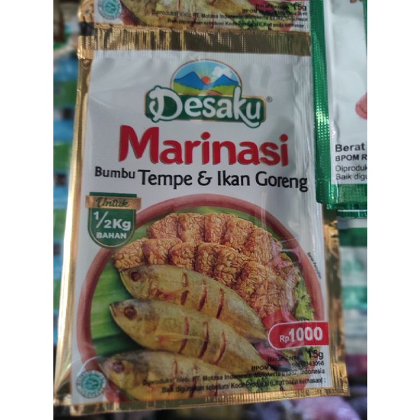 

Desaku Marinasi Bumbu Tempe & Ikan Goreng
