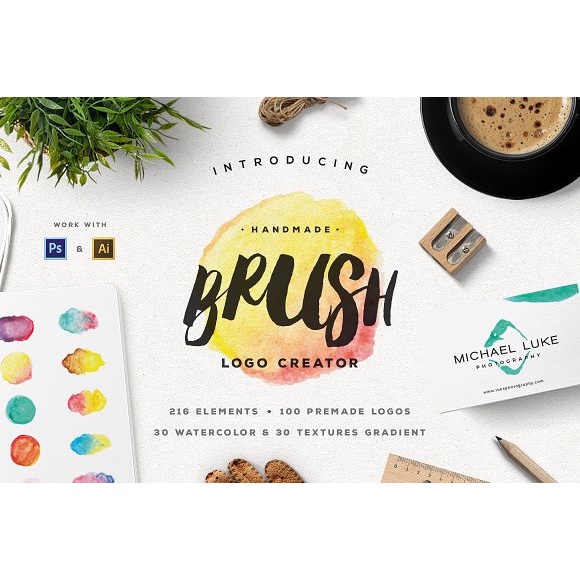 Handmade Brush Logo Creator