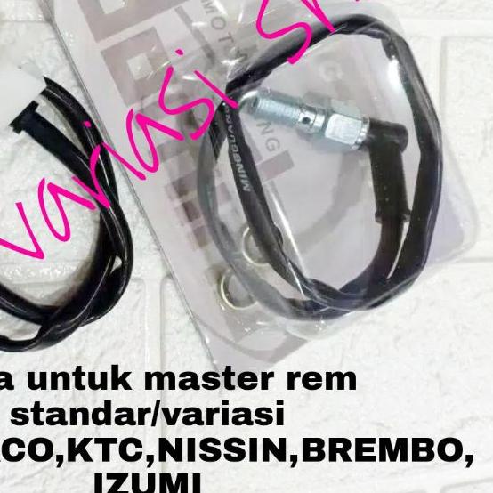 ☎ suit swit switch master rem depan belakang standar/variasi drat kasar / halus ktc rcb brembo nissi