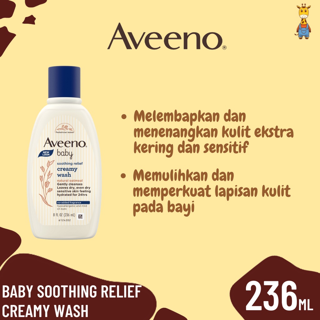 Aveeno Baby Soothing Relief Creamy Wash 236 ml